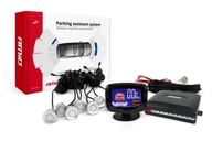 Parkovacie senzory LED-GRAF 8 strieborných senzorov