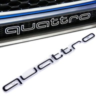 QUATTRO Emblém Odznak Logo Nápis Grill Dummy QUATTRO Emblém Odznak Logo Nápis Grill Dummy