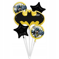 Balónová kytica Batman, fóliový balón P75, balená Balónová kytica Batman, fóliový balón P75, balená