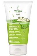 Weleda Kids 2v1, šampón a sprchový gél pre deti, limetka, 150 ml Weleda Kids 2v1, šampón a sprchový gél pre deti, limetka, 150 ml