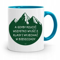 MODRÝ HRNČEK BIESZCZADY DARČEK KU DŇU UČITEĽOV