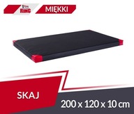 Gymnastický matrac 200x120x10cm SKAJ R60 - Čierna