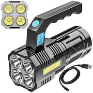 NABÍJATEĽNÁ LED BATERKA, VEĽMI VÝKONNÁ NABÍJATEĽNÁ LED BATERKA, VEĽMI VÝKONNÁ