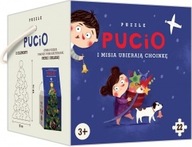 PUCIO A MEDVEĎ OBLEČTE PUZZLE VIANOČNÝ STROMČEK 22 KUSOV PUCIO A MEDVEĎ OBLEČTE PUZZLE VIANOČNÝ STROMČEK 22 KUSOV