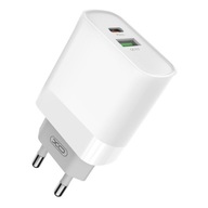 Rýchla duálna USB-C USB 20W QC nabíjačka na kocky Rýchla duálna USB-C USB 20W QC nabíjačka na kocky