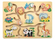 Bludisko puzzle slider zápas zvieratá Bludisko puzzle slider zápas zvieratá