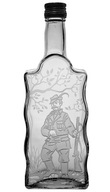 500 ml fľaša na likérové likéry zdobená poľovníckou rytinou Hunter 500 ml fľaša na likérové likéry zdobená poľovníckou rytinou Hunter