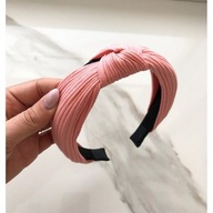 Turban čelenka z ružového materiálu O210R
