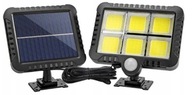 SOLÁRNA LAMPA S COB LED DUSK SENZOR POHYBU