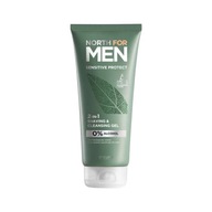 North For Men Sensitive Protect 2v1 čistiaci gél na holenie a tvár