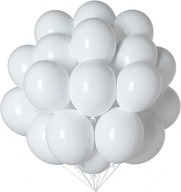 White Balloons Communion Wedding Wedding veľké 100 ks White Balloons Communion Wedding Wedding veľké 100 ks