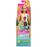 Bábika Barbie miluje oceán v šatách GRB38