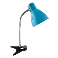 Stolná lampa STRUHM KATI E27 s klipom, modrá Stolná lampa STRUHM KATI E27 s klipom, modrá