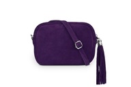 Kožená kabelka Vera Pelle Nappa Purple