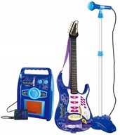 Gitara so zosilňovačom a mikrofónom PRE DETI mp3 Gitara so zosilňovačom a mikrofónom PRE DETI mp3