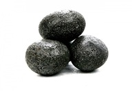 Čierne lávové kamienky 5-7cm 1kg Pemza