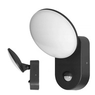 Adviti Vonkajšie svietidlo Nástenný Sconce Snímač pohybu 4000K 15W IP65 Čierny Adviti Vonkajšie svietidlo Nástenný Sconce Snímač pohybu 4000K 15W IP65 Čierny