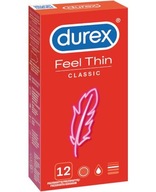 Kondómy Durex Feel Thin Classic 12 kusov