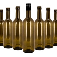 30x fľaša vína, bordeauxské šťavy 750 ml + uzáver 30x fľaša vína, bordeauxské šťavy 750 ml + uzáver