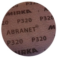 Brúsna sieťka MIRKA ABRANET P320 Suchý zips 150mm 50ks