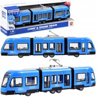 Veľká električka jazdí, zvuky, svetlá, modré batérie 930B Veľká električka jazdí, zvuky, svetlá, modré batérie 930B