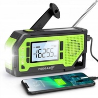 Solárne rádio kľuky Feegar OZE powerbanka FM Solárne rádio kľuky Feegar OZE powerbanka FM