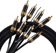 KICX RCA 04 - KÁBEL AUDIO kábel 4x RCA Cinch 3x SCREEN OFC 5m DIAĽK. KICX RCA 04 - KÁBEL AUDIO kábel 4x RCA Cinch 3x SCREEN OFC 5m DIAĽK.