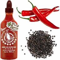 Chilli Sriracha omáčka z čierneho korenia 455ml FLYING GB
