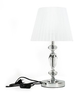 Krištáľová stolová lampa moderná do obývačky