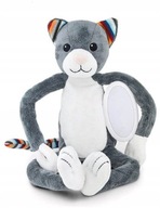 ZAZU Nočná lampa PLUSH CAT Katie, šedá