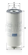 Olejový filter MANN-FILTER LB 962/2