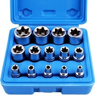 SADA ZÁSUVEK TORX STAR ZÁSUVKY 14ks E4-E24 SADA ZÁSUVEK TORX STAR ZÁSUVKY 14ks E4-E24