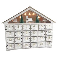 Vianočný drevený adventný kalendár Vianočný drevený adventný kalendár