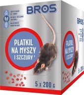 BROS VLOČKA PRE MYŠ A POKRKANY 1KG (5X200G) BROS VLOČKA PRE MYŠ A POKRKANY 1KG (5X200G)