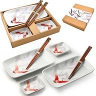 Súprava sushi keramiky Bright Set CRANE Theme Ceramics pre 2 osoby Súprava sushi keramiky Bright Set CRANE Theme Ceramics pre 2 osoby