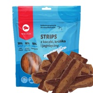 Maced Soft Strips Pochúťka pre psa s kačicou, králikom a jahňacinou 500 g Maced Soft Strips Pochúťka pre psa s kačicou, králikom a jahňacinou 500 g