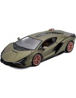 Lamborghini Sian FKP 37 matná zelená 1:24 BBURAGO Lamborghini Sian FKP 37 matná zelená 1:24 BBURAGO