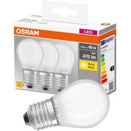 3x LED guľová žiarovka E27 4W = 40W 470lm OSRAM 3x LED guľová žiarovka E27 4W = 40W 470lm OSRAM