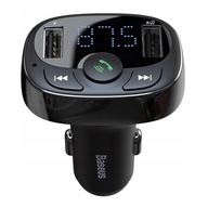 Baseus T-Typed FM BT MP3 vysielač 2x USB TF 3,4A Baseus T-Typed FM BT MP3 vysielač 2x USB TF 3,4A