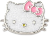 CROCS JIBBITZ CHARMS HELLO KITTY GLITTER CAT PIN CROCS JIBBITZ CHARMS HELLO KITTY GLITTER CAT PIN