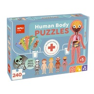 Apli Kids vzdelávacie puzzle - Ľudské telo 5+ Apli Kids vzdelávacie puzzle - Ľudské telo 5+