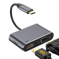 Adaptér USB na HDMI a VGA Laptop Mac Smartfón