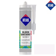 Sanitárny silikón Atlas 001 biely 280 ml Sanitárny silikón Atlas 001 biely 280 ml