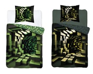 Bavlnené obliečky BLOCKS 160x200 LUMINOUS Bavlnené obliečky BLOCKS 160x200 LUMINOUS