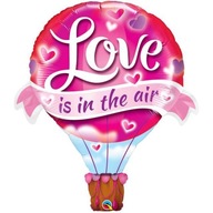 LÁSKA JE VO VZDUCHU fólia BALÓNOVÉ srdiečko VALENTÍN LÁSKA JE VO VZDUCHU fólia BALÓNOVÉ srdiečko VALENTÍN