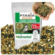 Zmes zimného jedla 15 kg potravín pre vtáky divých kačíc vrabcov holubov Zmes zimného jedla 15 kg potravín pre vtáky divých kačíc vrabcov holubov