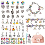 DIY Charm Beads Súprava na výrobu šperkov pre náramky s kabelkou DIY Charm Beads Súprava na výrobu šperkov pre náramky s kabelkou