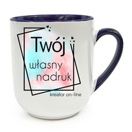 FOTOHRNČEK S VLASTNOU POTLAČOU, NÁMORNÍCKA MODRÁ FOTOHRNČEK S VLASTNOU POTLAČOU, NÁMORNÍCKA MODRÁ