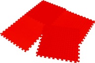 Hrubá PUZZLE MAT na cvičenie v telocvični pod x4 červeným vybavením