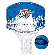 Basketbalová miniobručová doska Wilson NBA Mini Hoop OKC Thunder WTBA1302OKC Basketbalová miniobručová doska Wilson NBA Mini Hoop OKC Thunder WTBA1302OKC